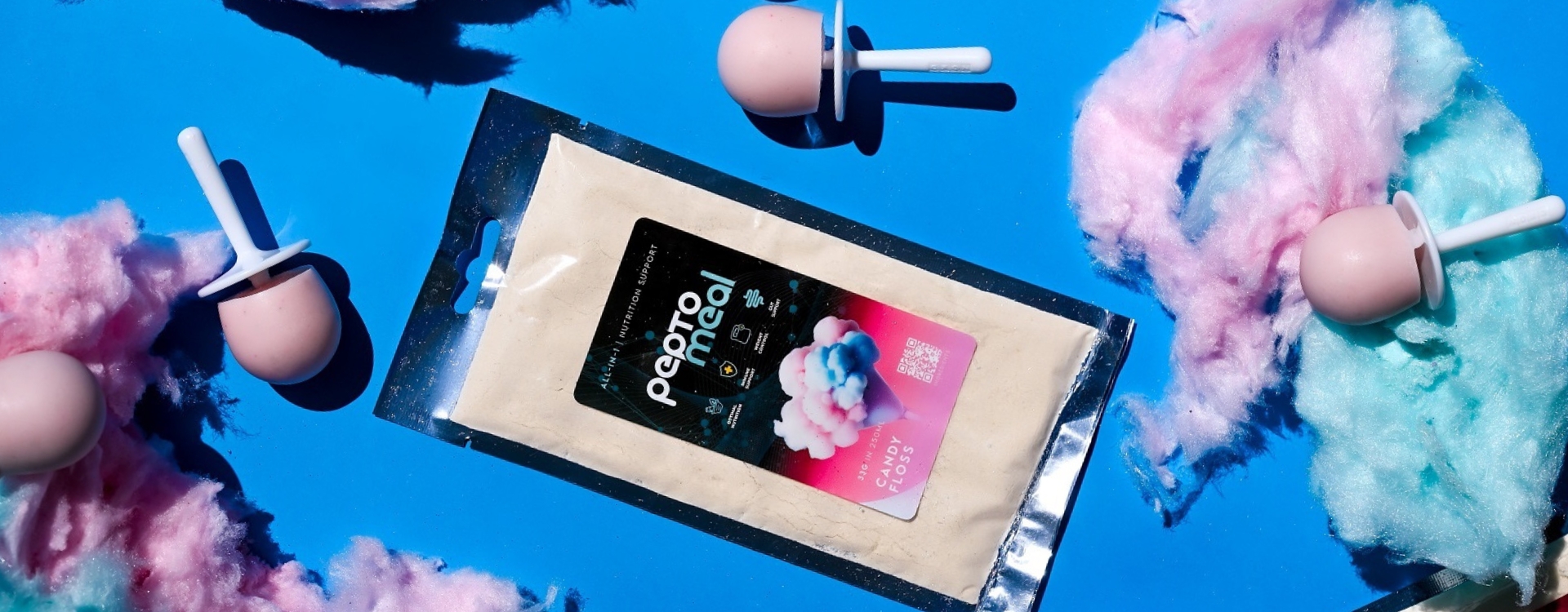 Cotton Candy Ice Cream Popsicles