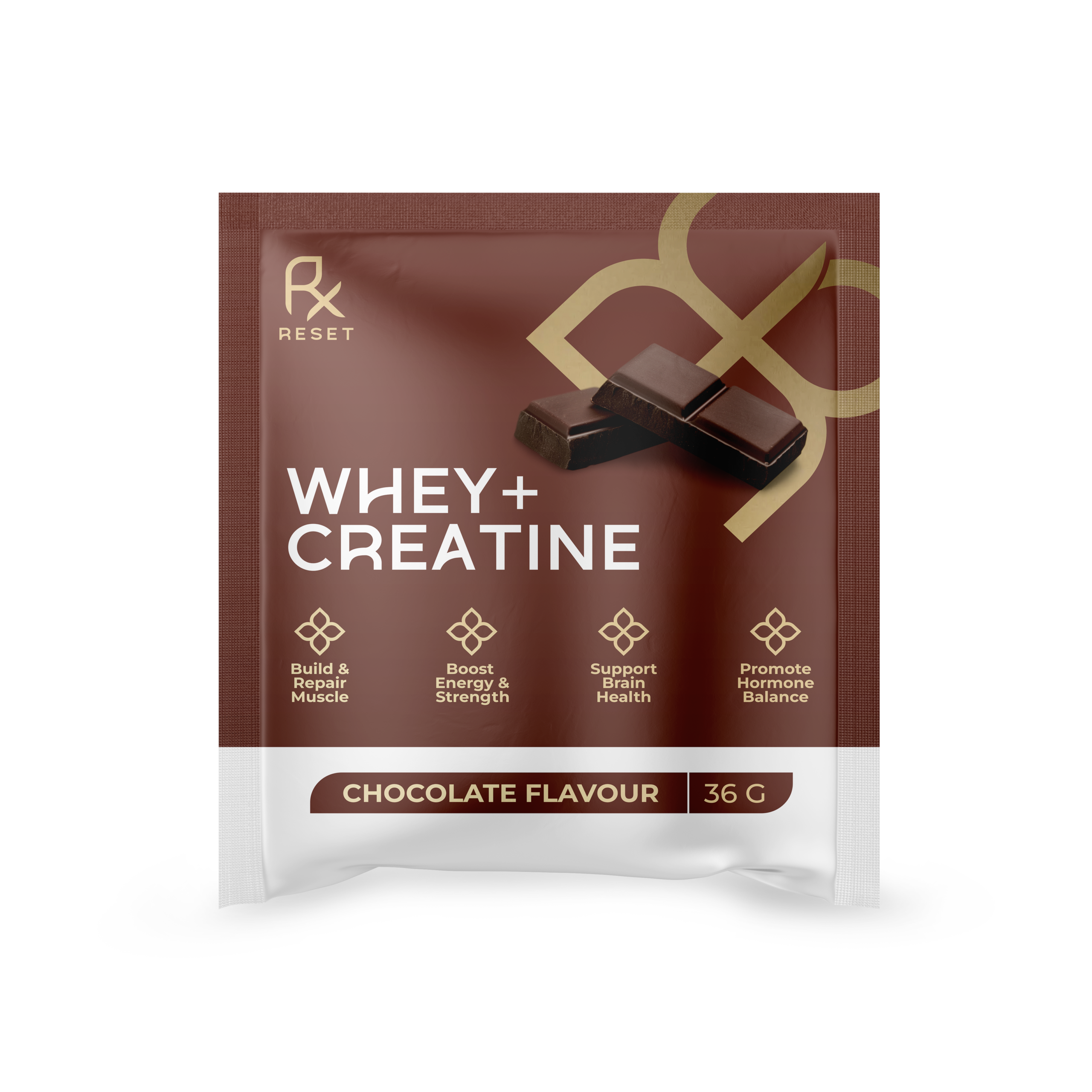 Whey 25mg & Creatine 7.5mg Chocolate Sachet